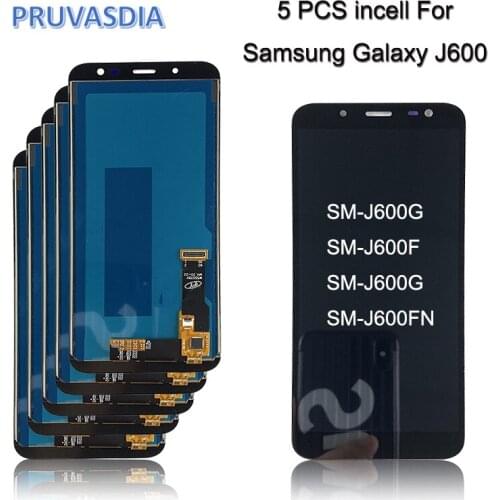 5 Piece/lot Incell For Samsung Galaxy J6 2018 J600 J600G SM-J600 SM-J600G SM-J600F Lcd Display Touch Screen Digitizer Assembly