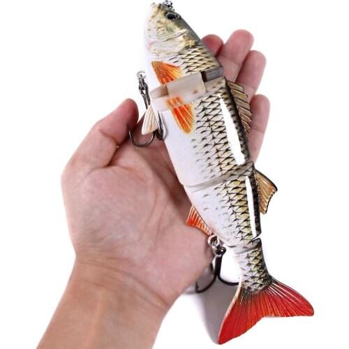 1pcs Big bait Fishing Lure 24cm 140g Multi-Jointed Sections Crankbait Artificial Hard Bait Wobblers Pesca Carp Fishing Tackle