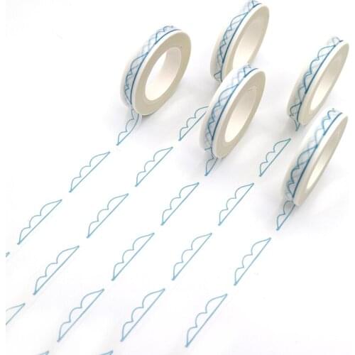 1 PCS Creativity Masking Washi Tape Decorative Adhesive Tape Decor Decor DIY Scrapbooking Sticker 10m*8mm