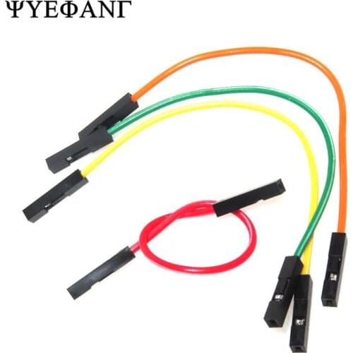 10Pcs 1P-1P 2.54MM 10/20/30CM Double-headed Female To Female Dupont Wire For Arduino Jumper Cable 1P 24AWG