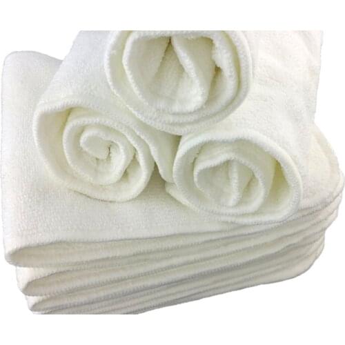 10pcs 3 layers Microfiber Diaper nappy Insert super absorbent Washable Tebeiyou