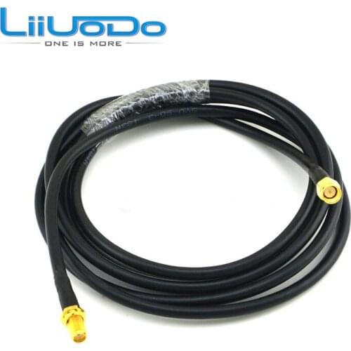10 pieces/lot) Wholesale SMA Male to SMA Female Plug Connector Extension Cable RG58 2M 5M