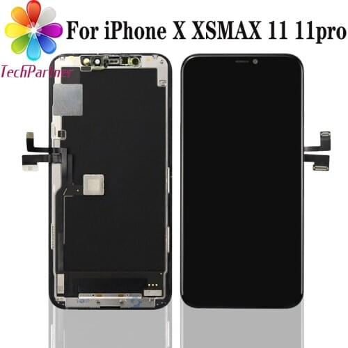 100% original OEM OLED for iphone 11promax replacement lcd for iphone x xs xsmax lcd screen for iphone 11 pro max lcd with parts