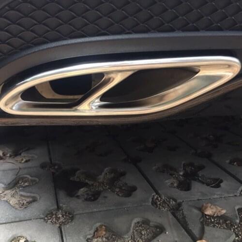 2021 Suitable For Third the Generation Modification of Benz A-class C-class E-class Glc Gla Cla Gle Stainless Steel Four Outlet