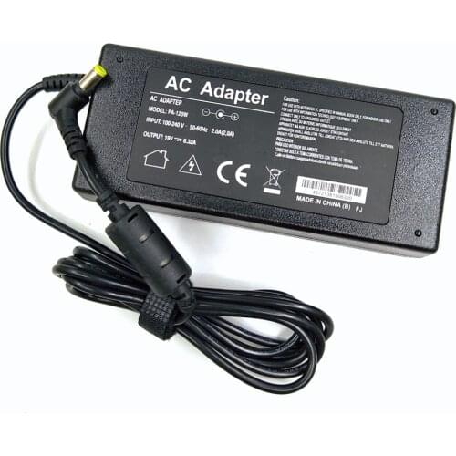 Power Adapter For ACER 19V 6.32A ADP-120ZB BB 120W Aspire 5943G 5950G 8942G DC:5.5*1.7mm Notebook Laptop AC Adapter Charger