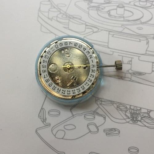Watch movement accessories new tianjin T16 movement ST16 movement three pin single calendar white movement