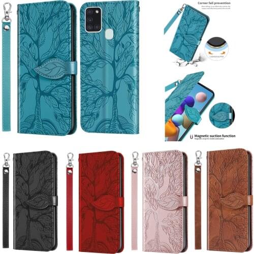 A82 A22 Case for Samsung Galaxy A02S A72 A52 A42 A32 A12 A41 A31 A21 A11 A71 A51 A21S Cover Flip Leather Phone Shockproof Shell