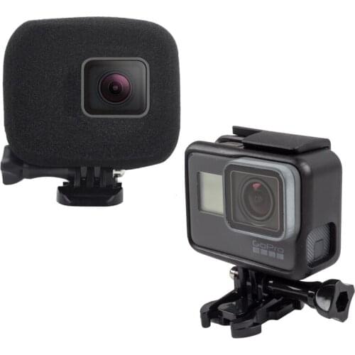 Black Windshield Noise Reduction Bubble Cotton Reduce Wind Noise for GOPRO HERO 5 6 Hero7