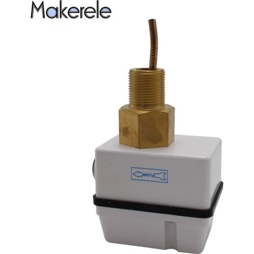Flow Switches For Gas And Liquid Paddle Flow Sensor AC 250V 15A Durable Quality MK-FS01 Air Flow Sensor Water Level Controller