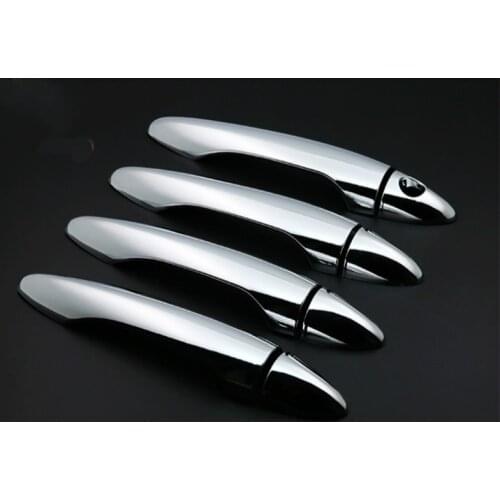 For Kia K3 / Kia Cerato 2012 2013 2014 2015 2016 2017 ABS Chrome Door handle Protective covering Cover Trim Car styling