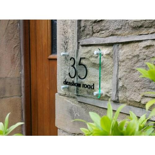 House number Details about High End House Number Door Plate 4D Bespoke Custom Unrivaled Quality Door sign