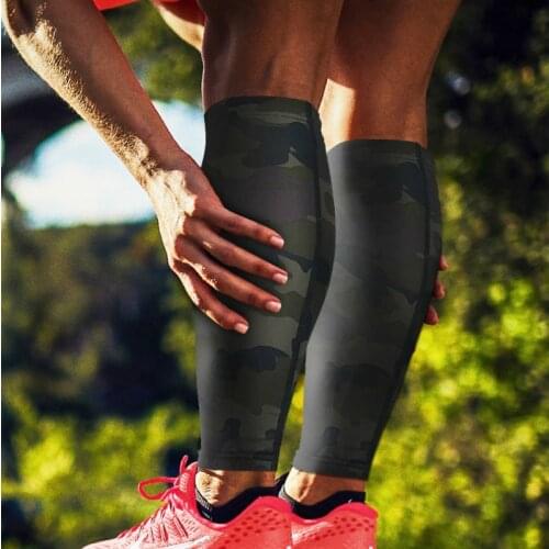 2PCS Calf Compression Sleeves Support Brace Basketball Football Soccer Shin Guards Cycling Leg Warmers Shin Splints Leg Sleeves