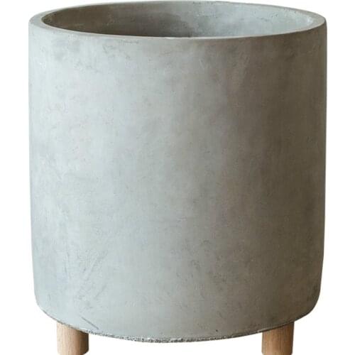 Creative Cement Flower Pot Desktop with Legs Nordic Minimalist Style Kinds of Flowers Succulent Plant Garden Flower Device home