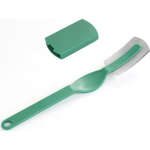 Bread cutter French Toast Cutter Curved Bread Cutter with Thin Carbon Steel Blade and ABS Handle