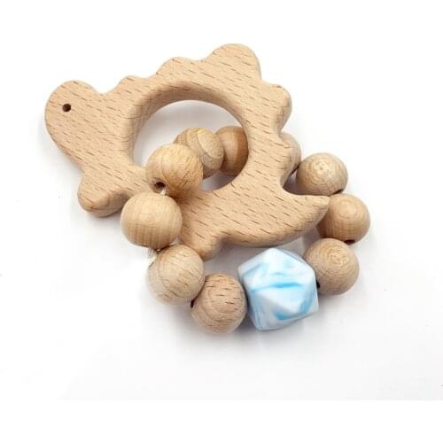 Handmade Silicone Pacifier Chains Safe Teething Chain Baby Teether Eco-friendly Pacifier Clips Holder Chain