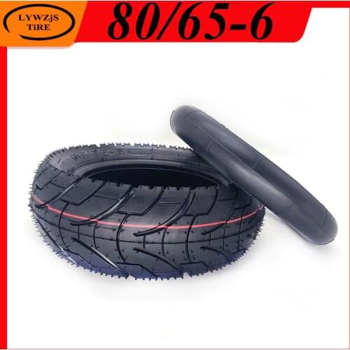 High Quality 80/65-6 Inner and Outer Tyre 10 Inch Thickening Tire 10x3.0/10x2.50 Upgrade Pneumatic Tire Replacement Accessories