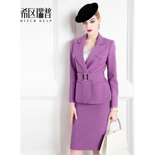 High End Celebrity Temperament Professional Suit Ol Dignified Atmosphere Fashion Female President Dress Suit Skirt