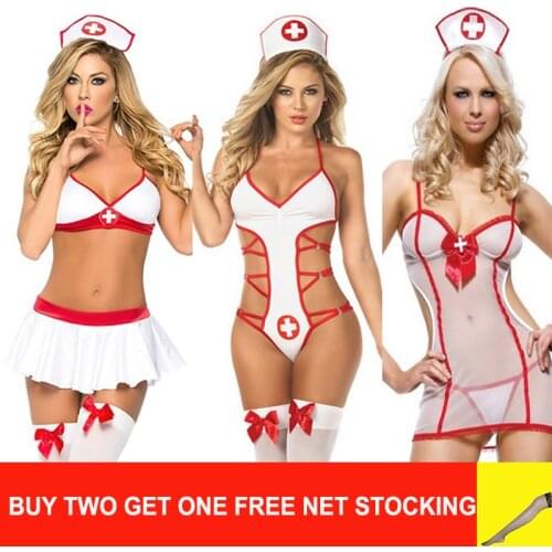 S-3XL Sexy Lingerie Women Babydoll Lenceria Sexi Erotic Lingerie Dress Cosplay Uniform Porno Costumes Underwear For Sex Apparel