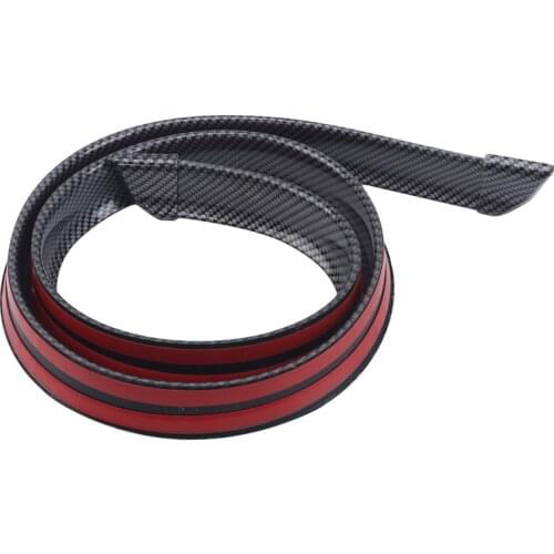 1.5M Car-Styling 5D Carbon Fiber Spoilers Styling DIY Refit Spoiler Universal