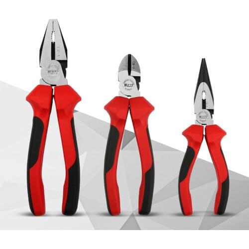3PCS/set Industrial Pliers Needle-nose pliers Vise Diagonal pliers tool kit W113