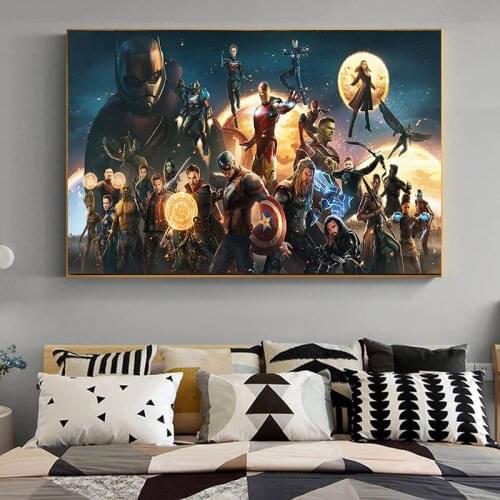 5D DIY Diamond Painting Marvel Superhero Collection Thor Iron Man Hulk Diamond Embroidery Cross Stitch Decoration Gift Picture