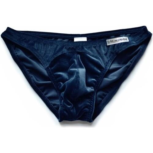 Velvet Mens Briefs Underwear Sexy Swimwear Swim Trunks DM Hip Push Up Shorts Gay Bikini For Men Beach Bathing Suit Sissy Panties