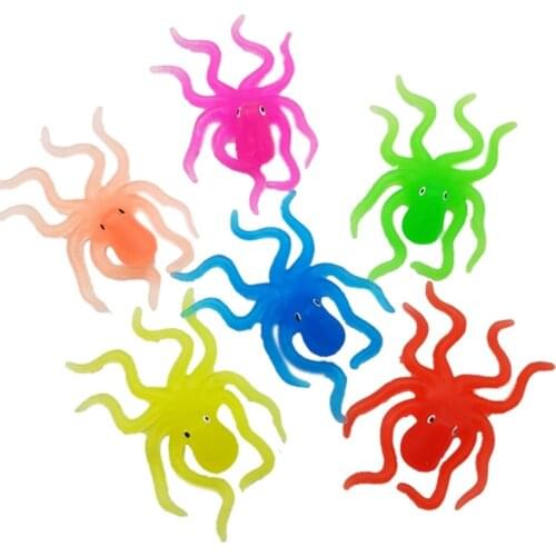 6 Pieces with Various Colors in 1 Set Octopus Toy Attract Childrens Interest Gifts for Kid on Christmas and Thanksgiving A2UB