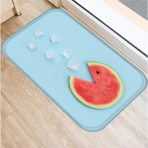 Anti-Slip Mediterranean Bath Mat Bathroom Kitchen Bedroon Floor Mat Home Entrance Kids Prayer Mat 40X60cm