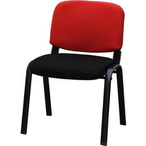 Office computer chair conference chair blue blue employee training chair news chair