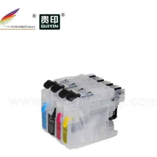 RCB-LC115) refill refillable ink cartridge for Brother DCP-J4210N DCP-J4210 DCP-J4510N DCP-J4510 DCPJ4210 DCPJ4510 LC117 LC115