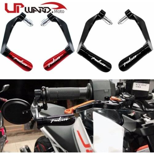 For Bajaj Pulsar 200 NS/200 RS/200 AS Motorcycle Universal Handlebar Grips Guard Brake Clutch Levers Handle Bar Guard Protector