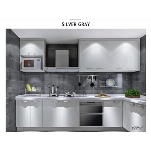 Self Adhesive Waterproof Stickers Furniture Decorative Sticker PVC Vinyl Bathroom Kitchen Cupboard Countertop Decor Wall Sticker