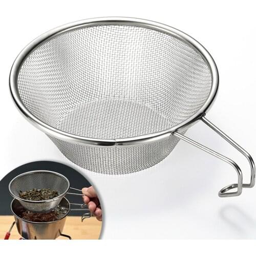 Tea Strainer 304 Stainless Steel Loose Leaf Tea Strainers Elegant Filter Tea Strainer Filter Net Tea Infuser Fine Glass Scoop