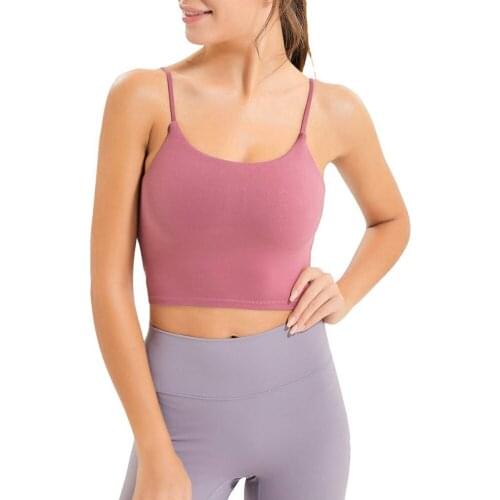 Women Yoga Sports Bra Breathable Shock Proof Fitness Push Up Top Active Sportswear Vest Bras For Summer Yoga Running Hot Sell