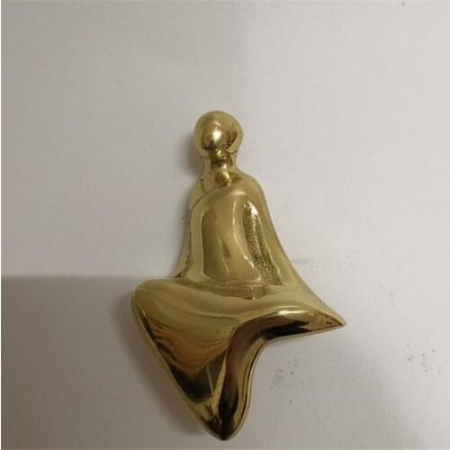 1Pc Modern Art Portrait Home Furnishings Decorations Pure Copper Crystal Marble Ceramic Accessories