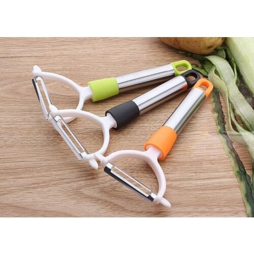 1PC Creative Stainless Steel Fruit Peeler Parer Cutter Kitchen Tool Salad Potato Slicer Cutter Kitchen Tool peel KX 252