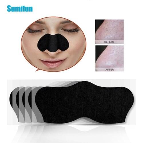12pcs Face Acne Whitehead Pore Cleaner Mask Blackhead Remover Mask Nasal Strips Black Head Nose Dot Spot Peel Off Sticker D3811