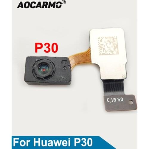 Aocarmo For Huawei P30 Under The Screen Home Button Touch ID Fingerprint Sensor Flex Cable Replacement Part