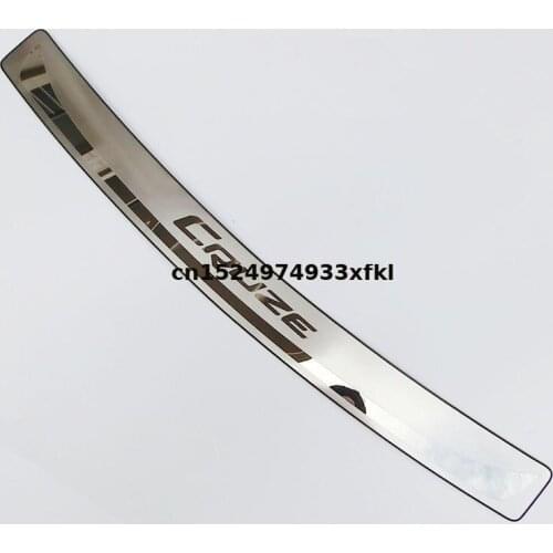 Hoogwaardige roestvrijstalen bumperbeschermingsdrempel For Chevrolet Cruze 2009-2014 sedan car accessories Car styling