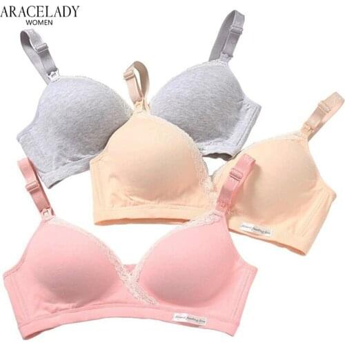 Nursing Bras - soutien gorge allaitement Maternity Clothings for feeding Bra Cotton Sleep Underwear Gather Brassiere Feeding Top