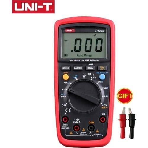 UNI-T Uni t UT139 Series Digital Multimeter Auto Range UT139E UT139C True RMS Tester Multimeter Handheld 6000 Count Voltmeter