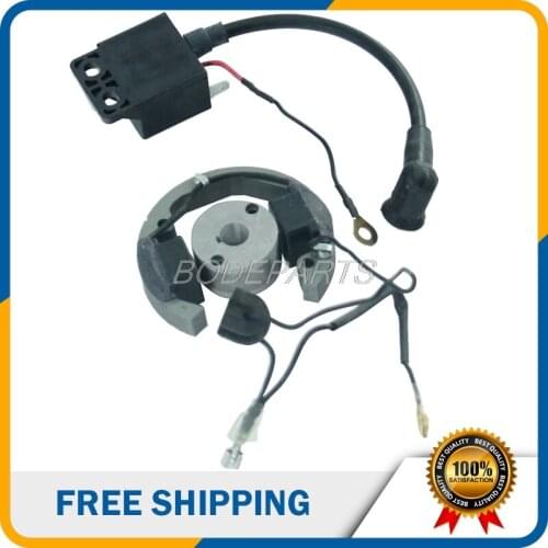 Motorcycle Motor Parts 39cc Water-cooled Magneto Motor With Lgnition Coil For Two Strokes 39cc Water-cooled Engine Free Shipping