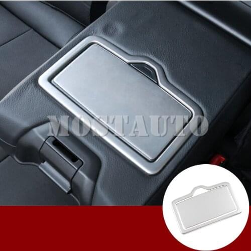 For Audi Q5 Interior Rear Seat Water Cup Holder Frame Cover Trim 2017-2020 2pcs Car Accessories Interior Car Decor Car Trim