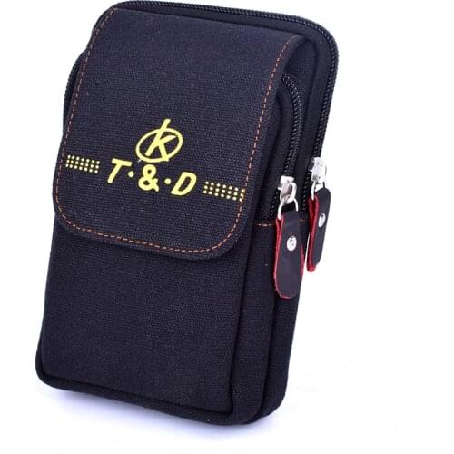 Canvas Men Belt Bag Mobile Phone Pockets Women Waist Pack Travel Belt Wallets Coins Purse Fanny Pack Pochete Heuptas