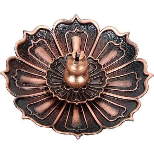 Classical Lotus Stick Censer Creative Home Decor Incense Burner Base Plug 3 pcs/set Incense Burner Small Incense Coil Holder