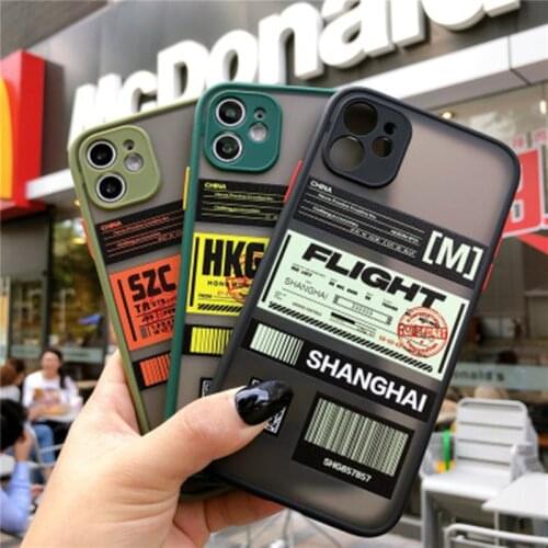 Square Silicone Phone Case For iPhone 12 11 Pro Max Mini XS X XR 6 6S 7 8 Plus 5 5S SE Thin Soft Cover Tickets Painted Case