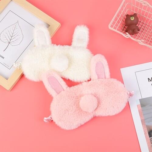 Sleeping Eye Mask Cover Child Sleep Night Mask Kid Cute Rabbit Blindfold For Children Relax Sort Band Aid Eye Bandage Travel
