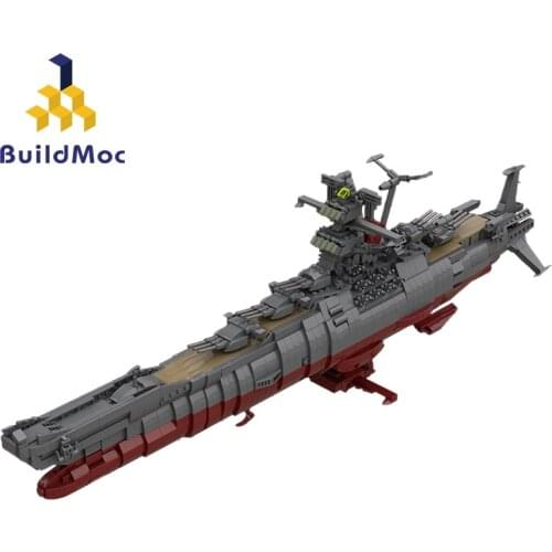 MOC-31693 StarW Space Ship Series Space Battleship Yamato Famous Boat High-Tech Building Blocks Bricks Kid Toy Birthday new