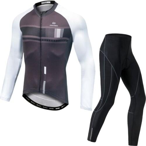 YOCENE Mens Jersey Long Sleeve Thin Fit Comfortable Sun-Protective Road Bike Top Jacket Spring Autumn Cycling Wear