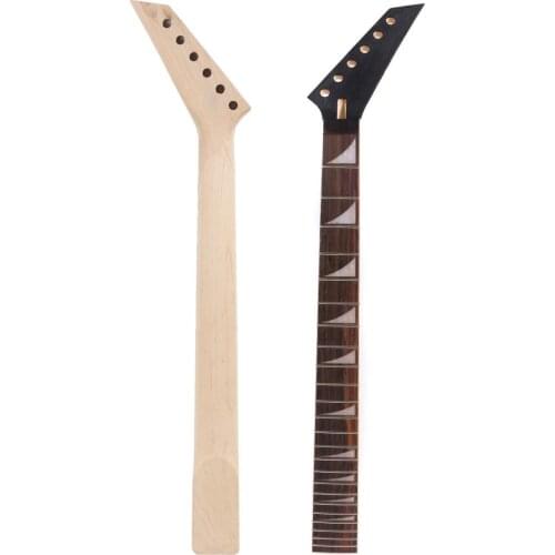 Unfinished Guitar Neck 24 Fret Jackson Electric Guitar Replacement Maple Wood